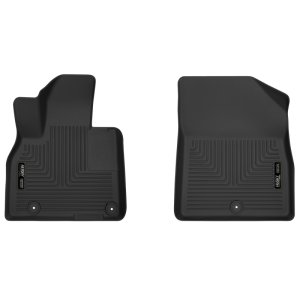 Hyundai Palisade Floor Mats - Front - Husky Liners - X-act Contour - Black - `20-`22